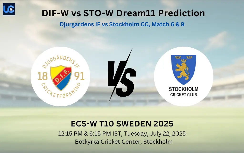 DIF-W vs STO-W Dream11 Prediction