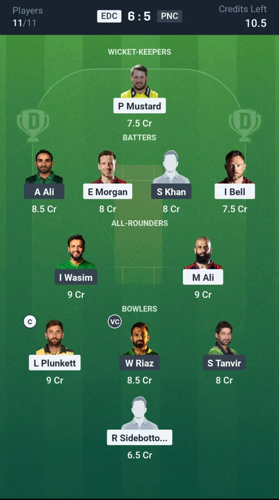 EDC vs PNC Grand League Team