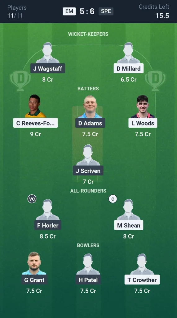 EM vs SPE Grand League Team