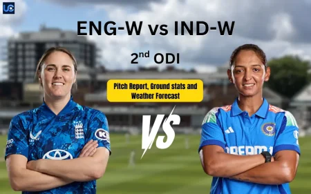 ENG W vs IND W 2nd ODI Pitch Report And Weather Forecast & Match Overview – India Women Tour Of England 2025 ENG W vs IND W 2nd ODI Pitch Report