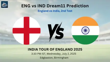 ENG vs IND Dream11 Prediction