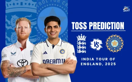 ENG vs IND Toss Prediction – Today 4th Test, India Tour of England, 2025 ENG vs IND Toss Prediction