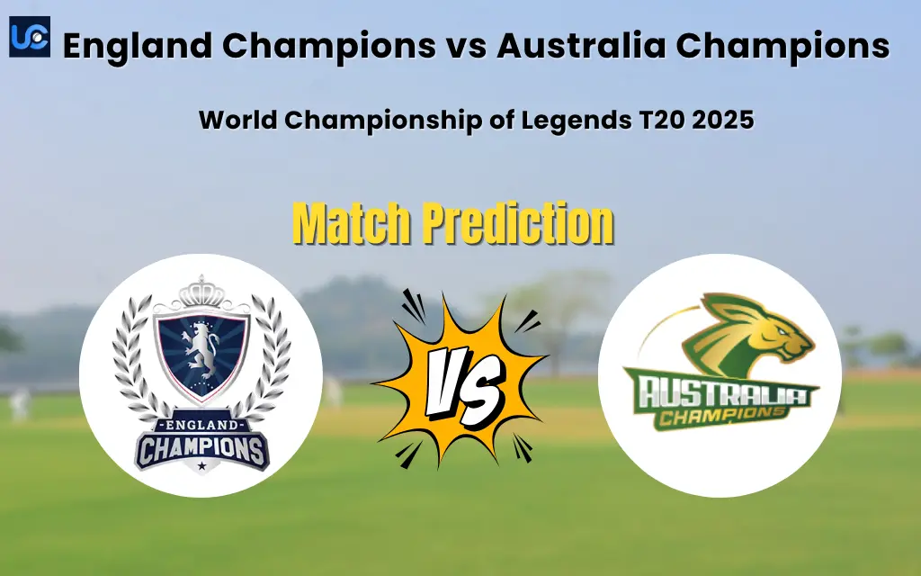 England Champions vs Australia Champions Match Prediction