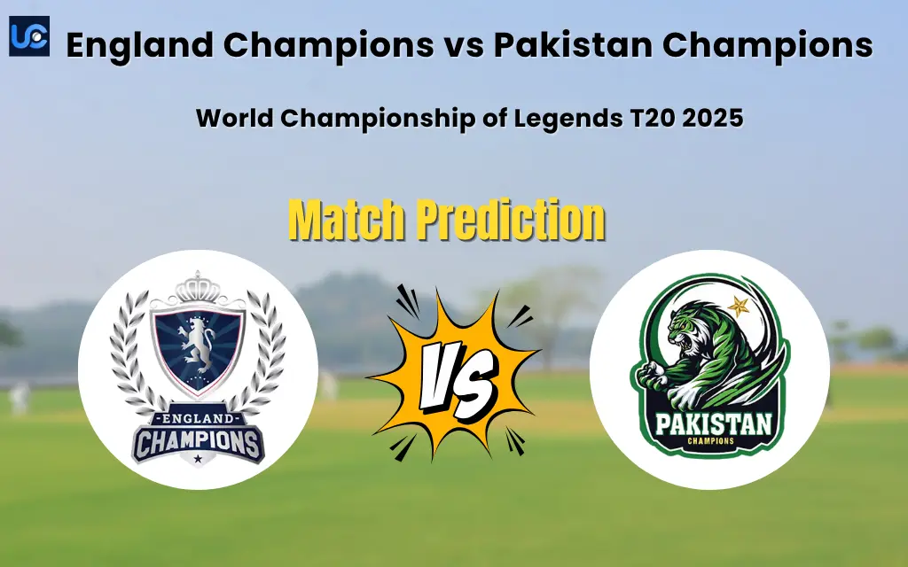 England Champions vs Pakistan Champions Match Prediction