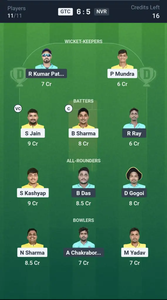 GTC vs NVR Small League Team