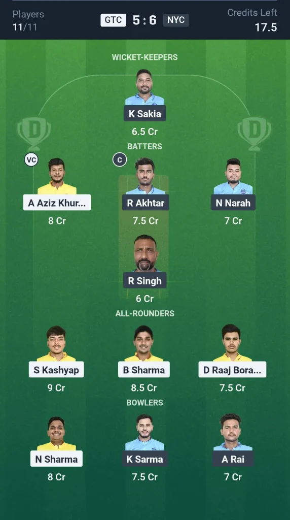GTC vs NYC Small League Team