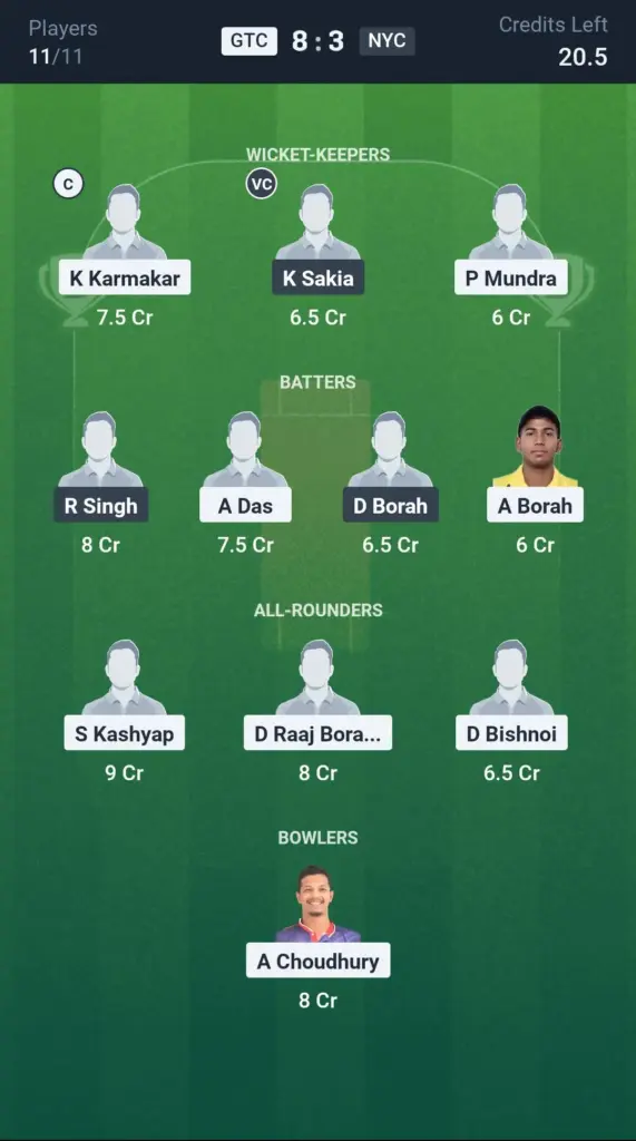 GTC vs NYC Small League Team