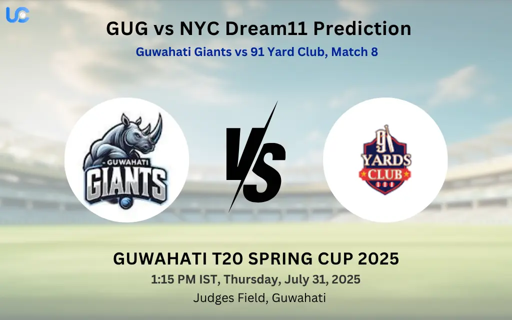 GUG vs NYC Dream11 Prediction