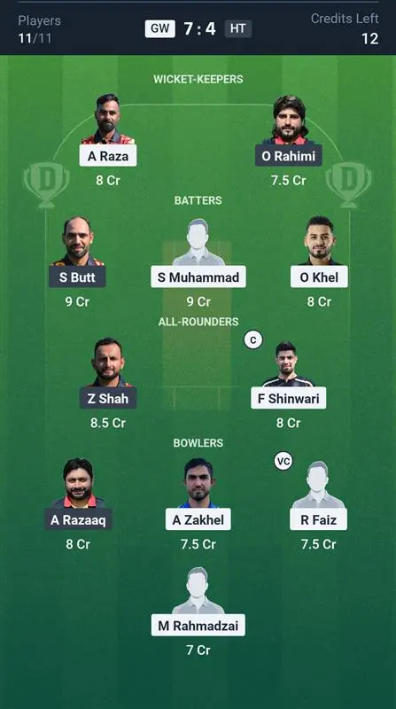 GW vs HT Small League Team