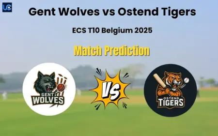 Who will Win Gent Wolves vs Ostend Tigers? Match Prediction – ECS T10 Belgium 2025 Gent Wolves vs Ostend Tigers Match Prediction