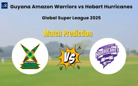 Guyana Amazon Warriors vs Hobart Hurricanes Match Prediction