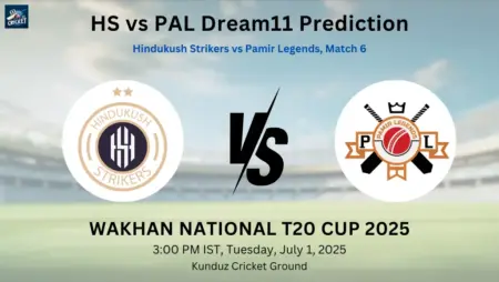 HS vs PAL Dream11 Prediction