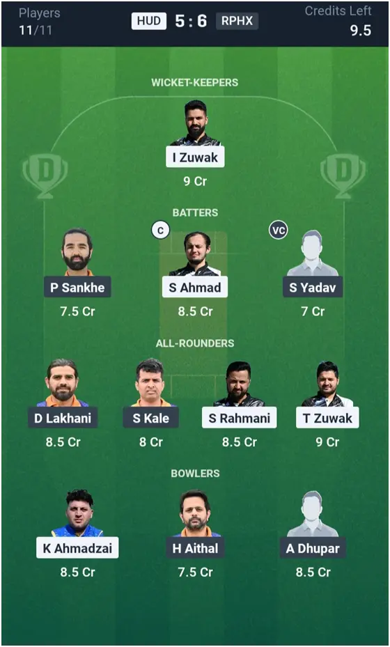 HUD vs RPHX Grand League Team