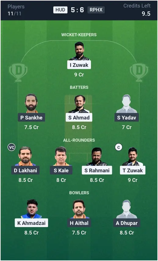 HUD vs RPHX Small League Team