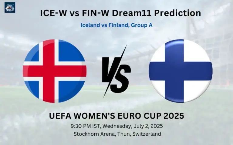 ICE-W vs FIN-W Dream11 Prediction