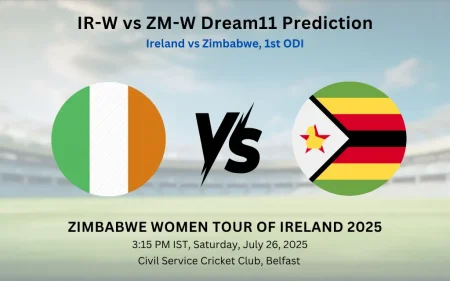 IR-W vs ZM-W Dream11 Prediction