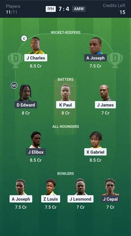 IYH vs AMW Small League Team