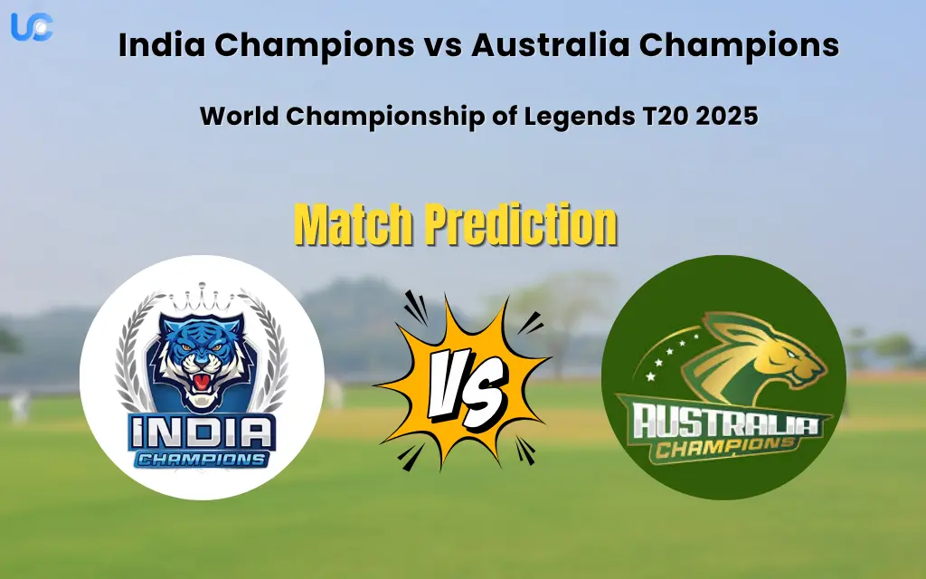 India Champions vs Australia Champions Match Prediction