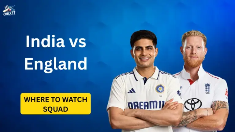 India vs England Where to watch