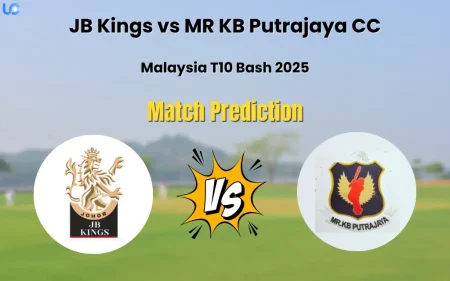 Who will Win JB Kings vs MR KB Putrajaya CC? Match Prediction – Malaysia T10 Bash 2025 JB Kings vs MR KB Putrajaya CC Match Prediction