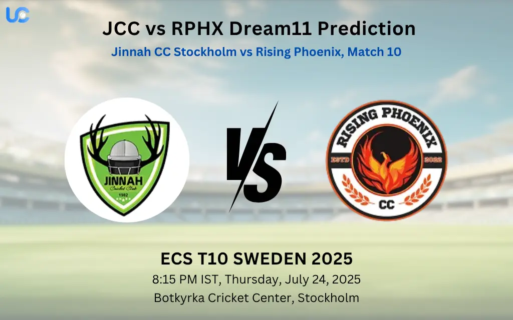 JCC vs RPHX Dream11 Prediction