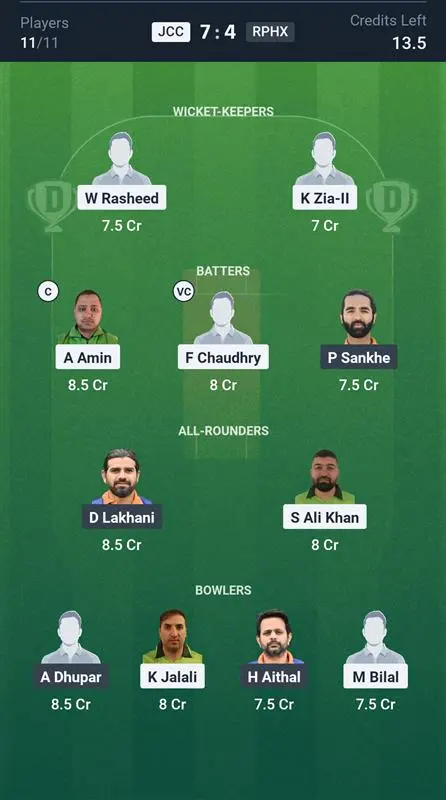 JCC vs RPHX Small League Team