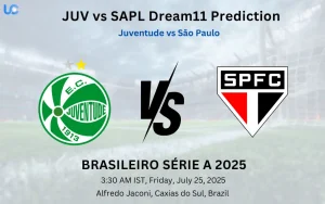 JUV vs SAPL Dream11 Prediction