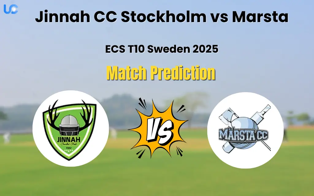 Who will Win Jinnah CC Stockholm vs Marsta? Match Prediction – ECS T10 Sweden 2025 Jinnah CC Stockholm vs Marsta Match Prediction