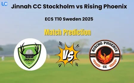 Who will Win Jinnah CC Stockholm vs Rising Phoenix? Match Prediction – ECS T10 Sweden 2025 Jinnah CC Stockholm vs Rising Phoenix Match Prediction