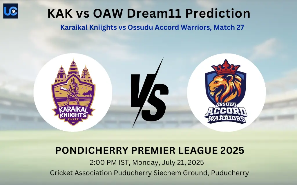 KAK vs OAW Dream11 Prediction