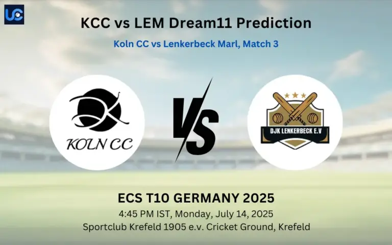 KCC vs LEM Dream11 Prediction