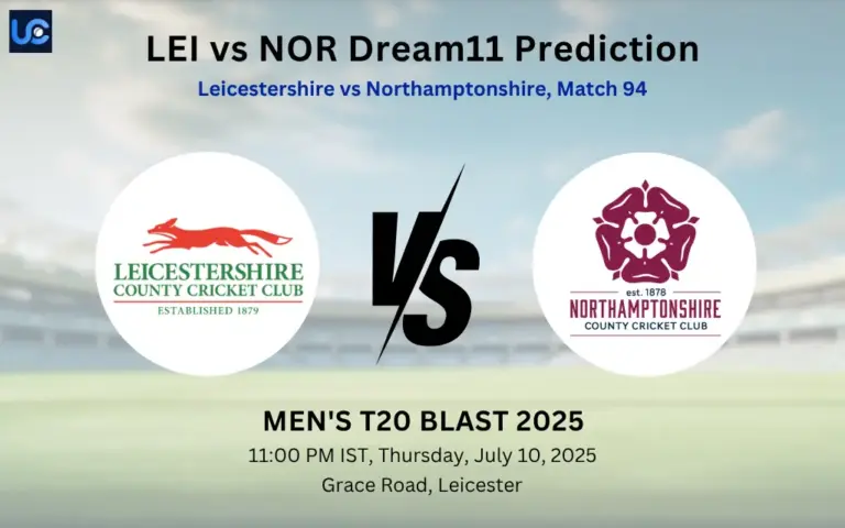 LEI vs NOR Dream11 Prediction