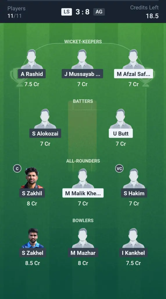 LS vs AG Small League Team