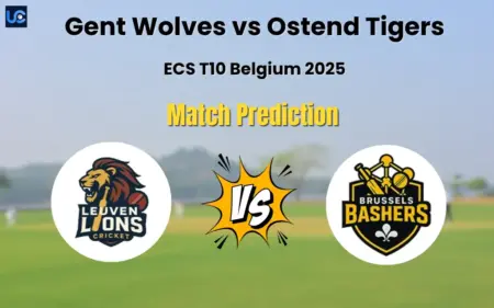 Who will Win Leuven Lions vs Brussels Bashers? Match Prediction – ECS T10 Belgium 2025 Leuven Lions vs Brussels Bashers Match Prediction
