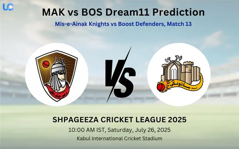 MAK vs BOS Dream11 Prediction