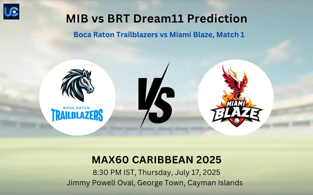 MIB vs BRT Dream11 Prediction