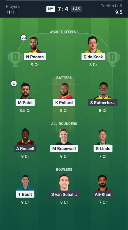 NY vs LAS Small League Team