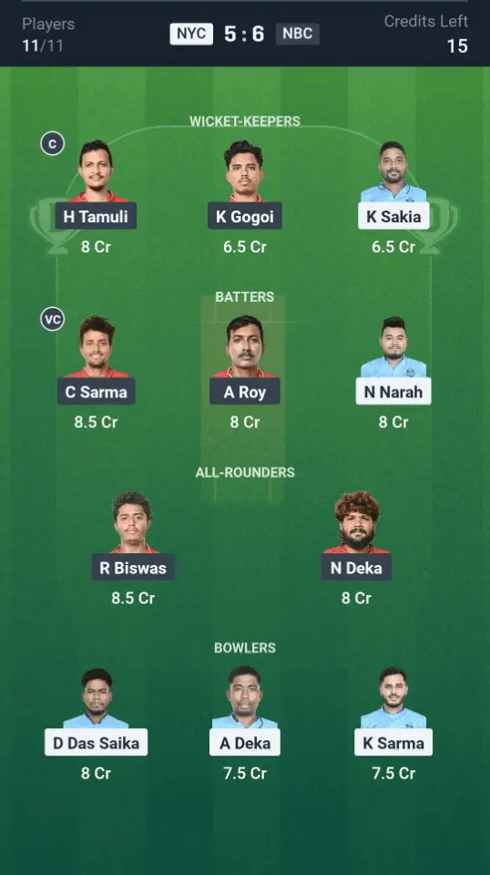 NYC vs NBC  Small League Team