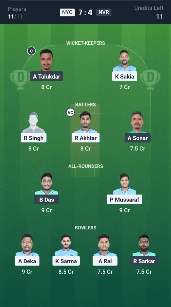 NYC vs NVR Small League Team