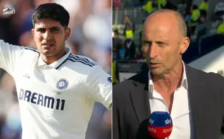 Naseer Hussain wants Shubman Gill to bat at 3