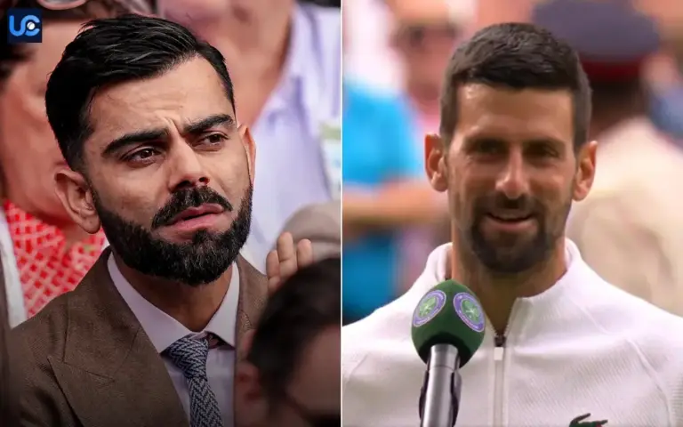 Novak Djokovic and Virat Kohli