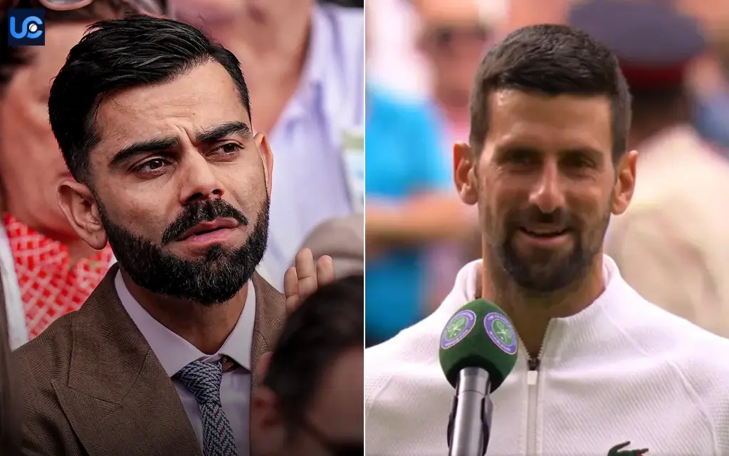 Novak Djokovic makes a massive revelation about his talk with Virat Kohli. Novak Djokovic and Virat Kohli