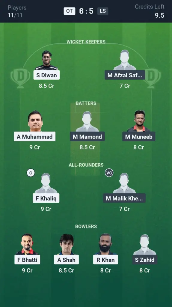 OT vs LS Grand League Team: