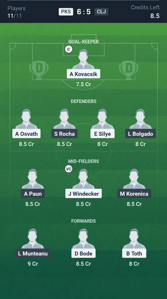 PKS vs CLJ Small League Team