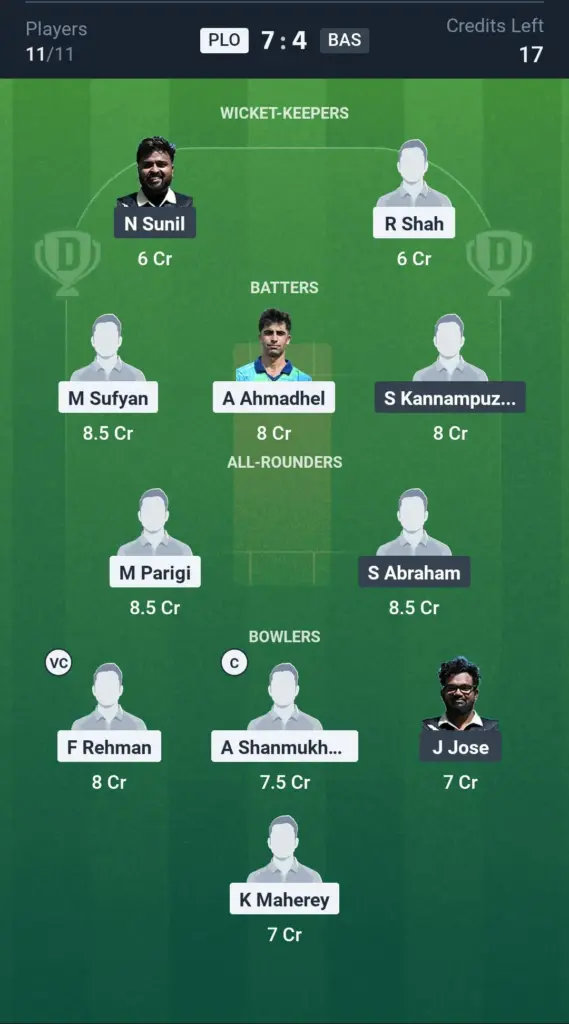 PLO vs BAS Grand League Team