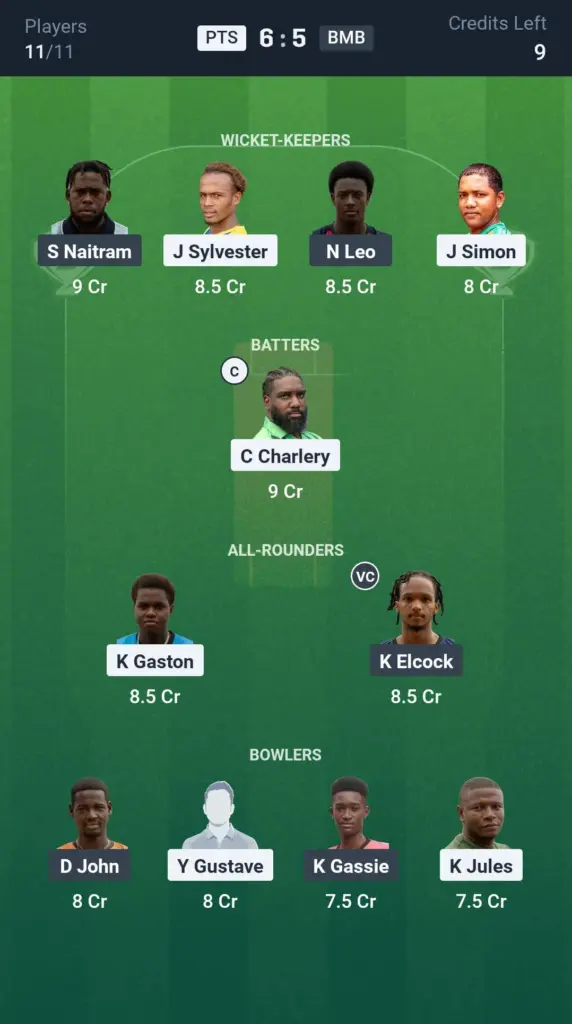 PTS vs BMB Grand League Team
