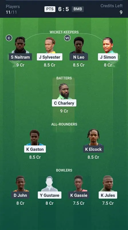 PTS vs BMB Small League Team