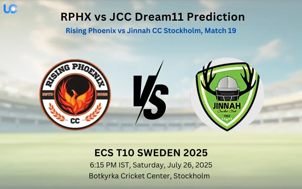 RPHX vs JCC Dream11 Prediction