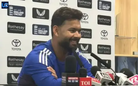 Rishabh Pant ahead of the 3rd test