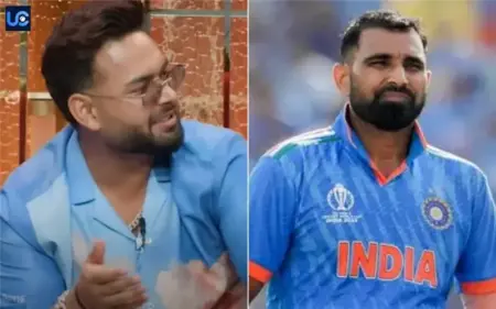 Rishabh Pant calls Mohammed Shami